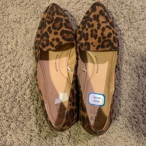Brand New Leopard Flats. Size:11 W